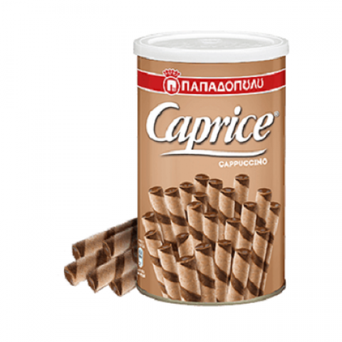 Вафельные трубочки Caprice с кремом из лесных орехов и какао